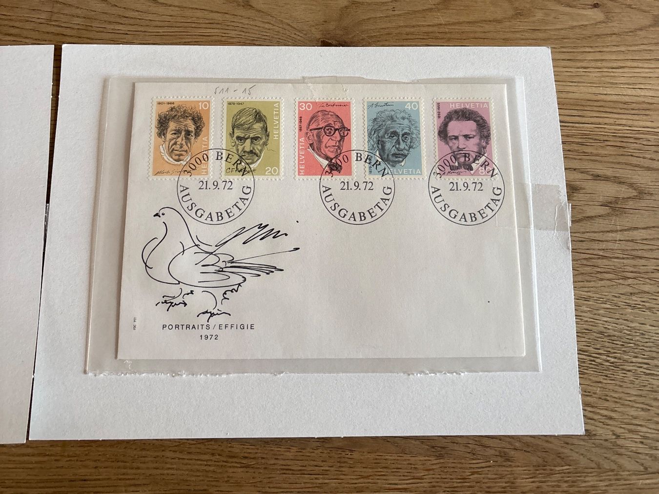 Tutti i francobolli: Ersttagsbrief Hans Erni Portraits 1972 ab Fr. 3.00! Top! – Nuovo e nell'imballaggio originale da Riken AG venduto da Benggu