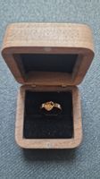 Ring chromstahl, goldfarbend Grösse 53