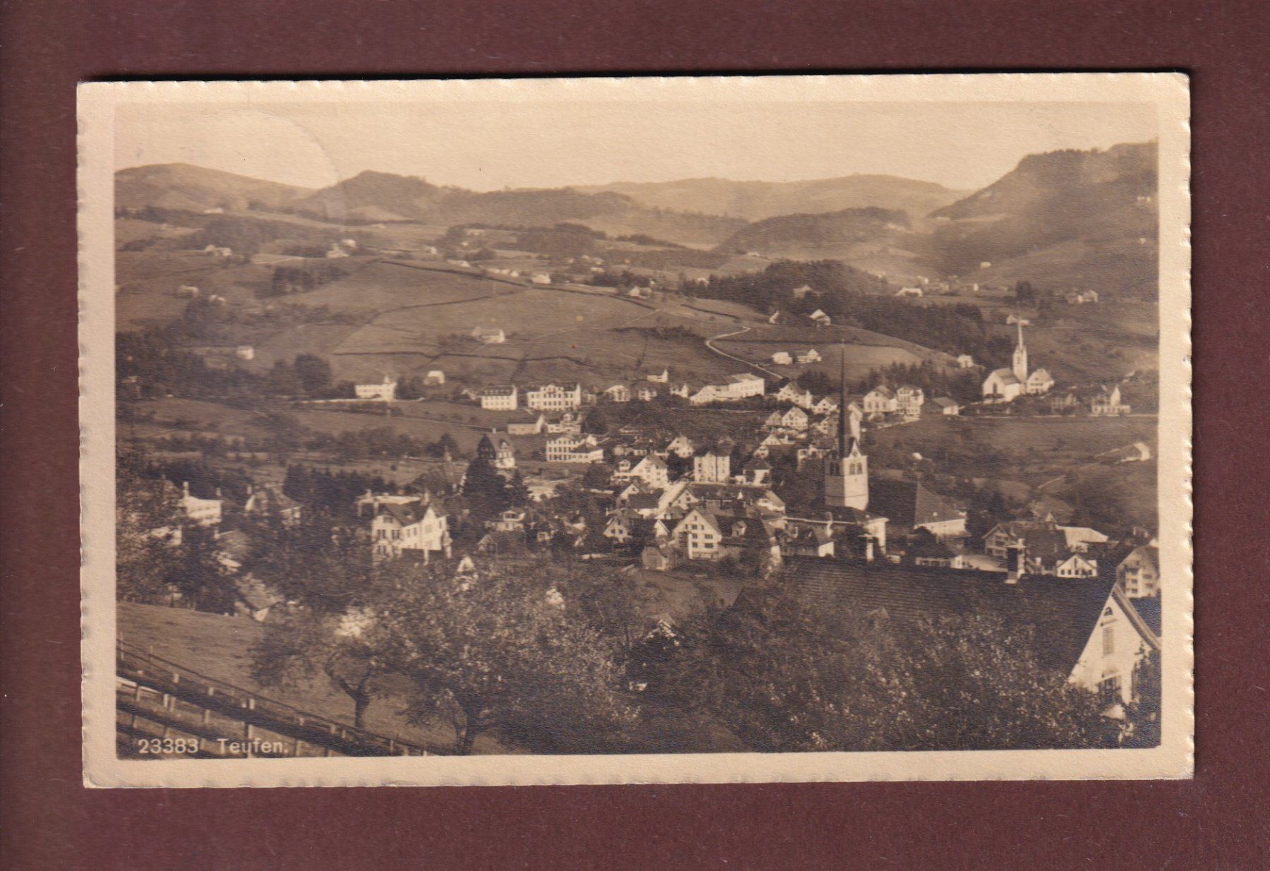 Cartoline postali: TEUFEN - 1915 – Usato da Pully venduto da nicecards-shop