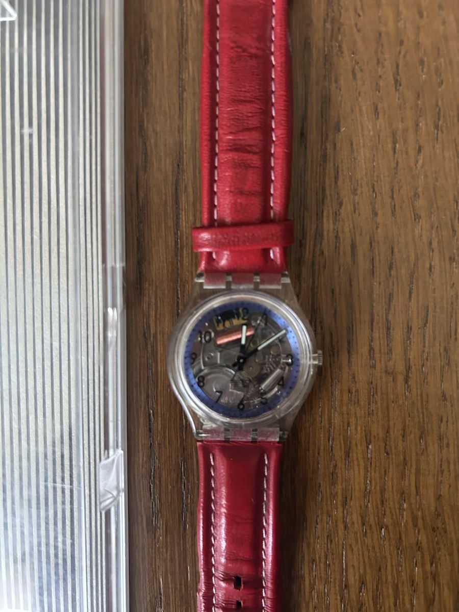 Swatch Smartwatch: Original Swatch Skeleton Uhr mit Lederarmband & Originalbox  – Usato da Uetendorf venduto da REhome 2