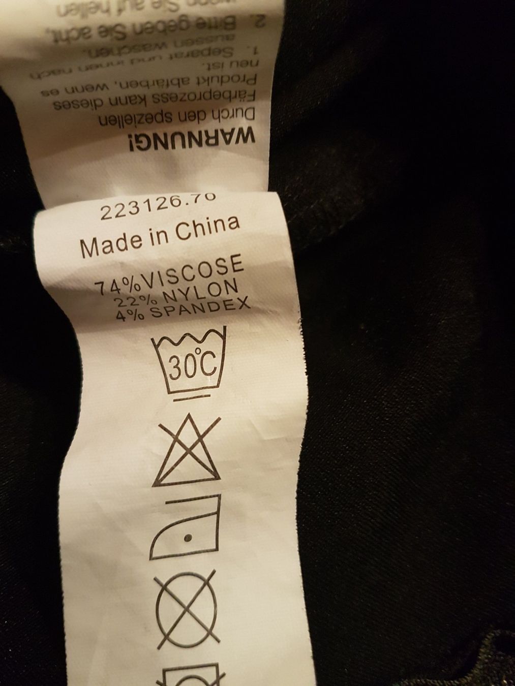 Pantaloni: Pantalon noir taille L marque Chicorée – Usato da Villiers venduto da san_jn5w 3