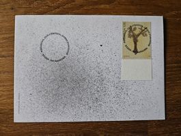 FDC aus Kleinbogen re-respirar, Kunstengagement Post 2024