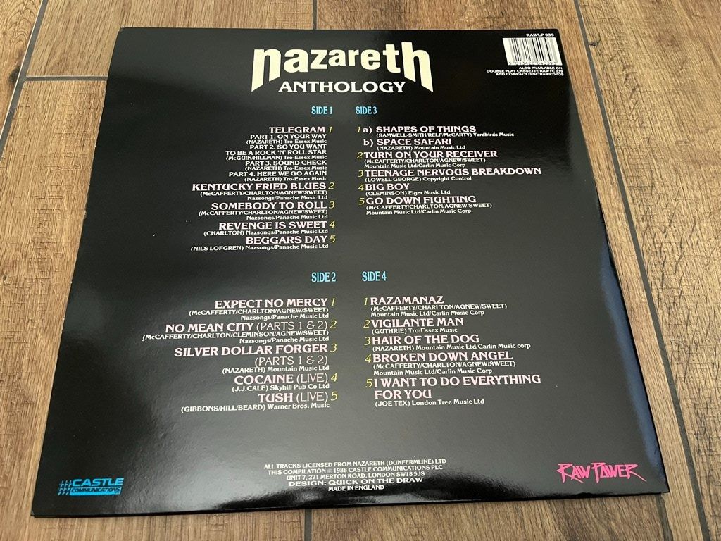 Dischi in vinile: Nazareth ‎– Anthology – Nuovo (secondo la descrizione) da Uster venduto da mojorisin01 2