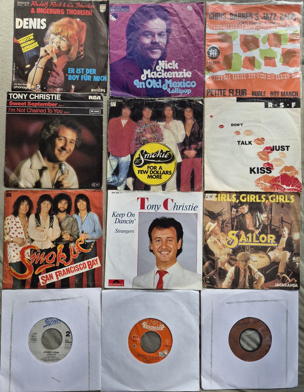 Dischi in vinile: 120 singles: Pop, rock, jazz, country,... – Usato da Onex venduto da X-Ray69 9