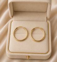 Creolen Ohrringe aus 585 Gold 14 Karat