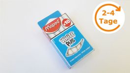 Kreide, Wandtafelkreide, 10x, rund weiss