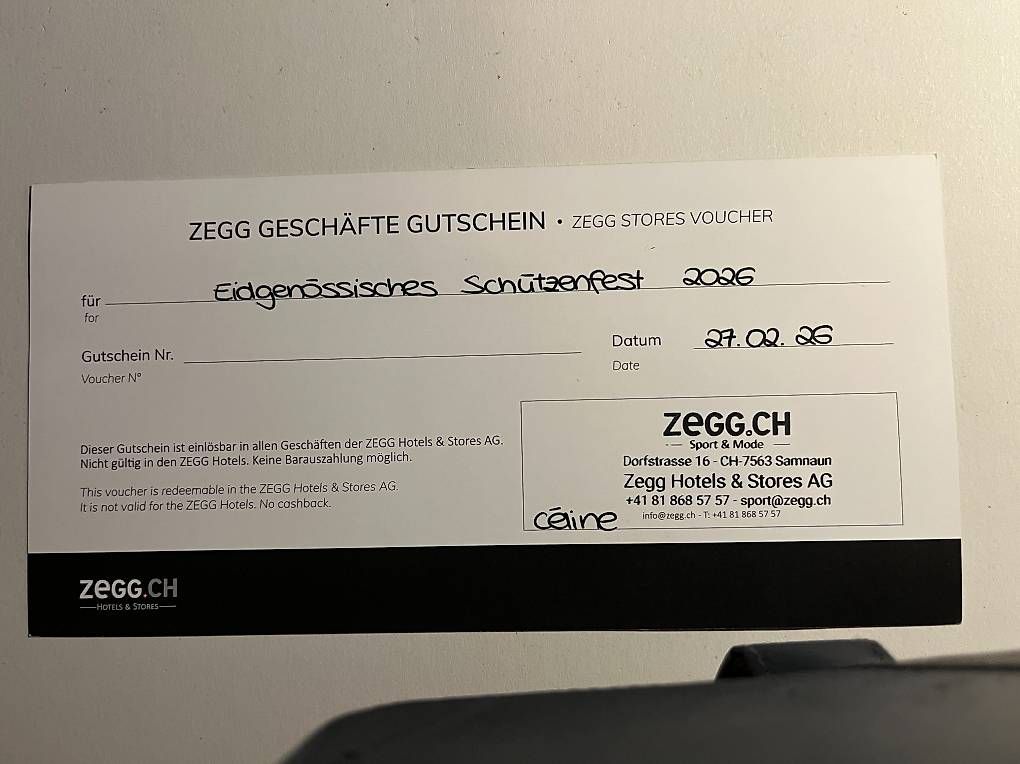 Buoni: Buono per hotel ZEGG – Nuovo e nell'imballaggio originale da Bellinzona venduto da Embe 1