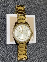 Michael Kors Damenuhr Goldfarben mit Zirkonia guter Zustand