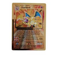 Charizard Base Set Celebrations Gold Metal Promo Pokémon EN