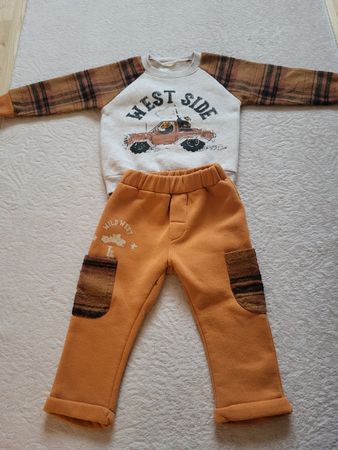 dickes Jogging Set Joginghose + Pulli als Set Gr. 92cm Top