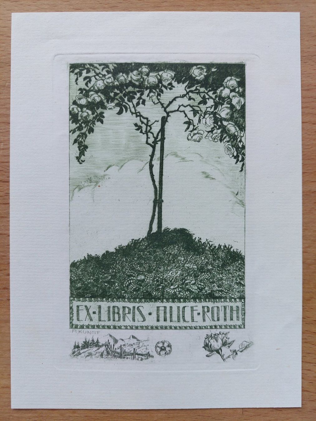 Tableaux: Exlibris Adolf Kunst - Original Radierung – D'occasion à Obfelden par Exlibris-Art