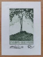 Exlibris Adolf Kunst - Original Radierung