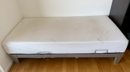 Tempur Bettrost inkl. Matratze 100x200cm guter Zustand