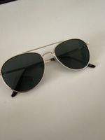 Sonnenbrille Pilotenbrille goldfarbig