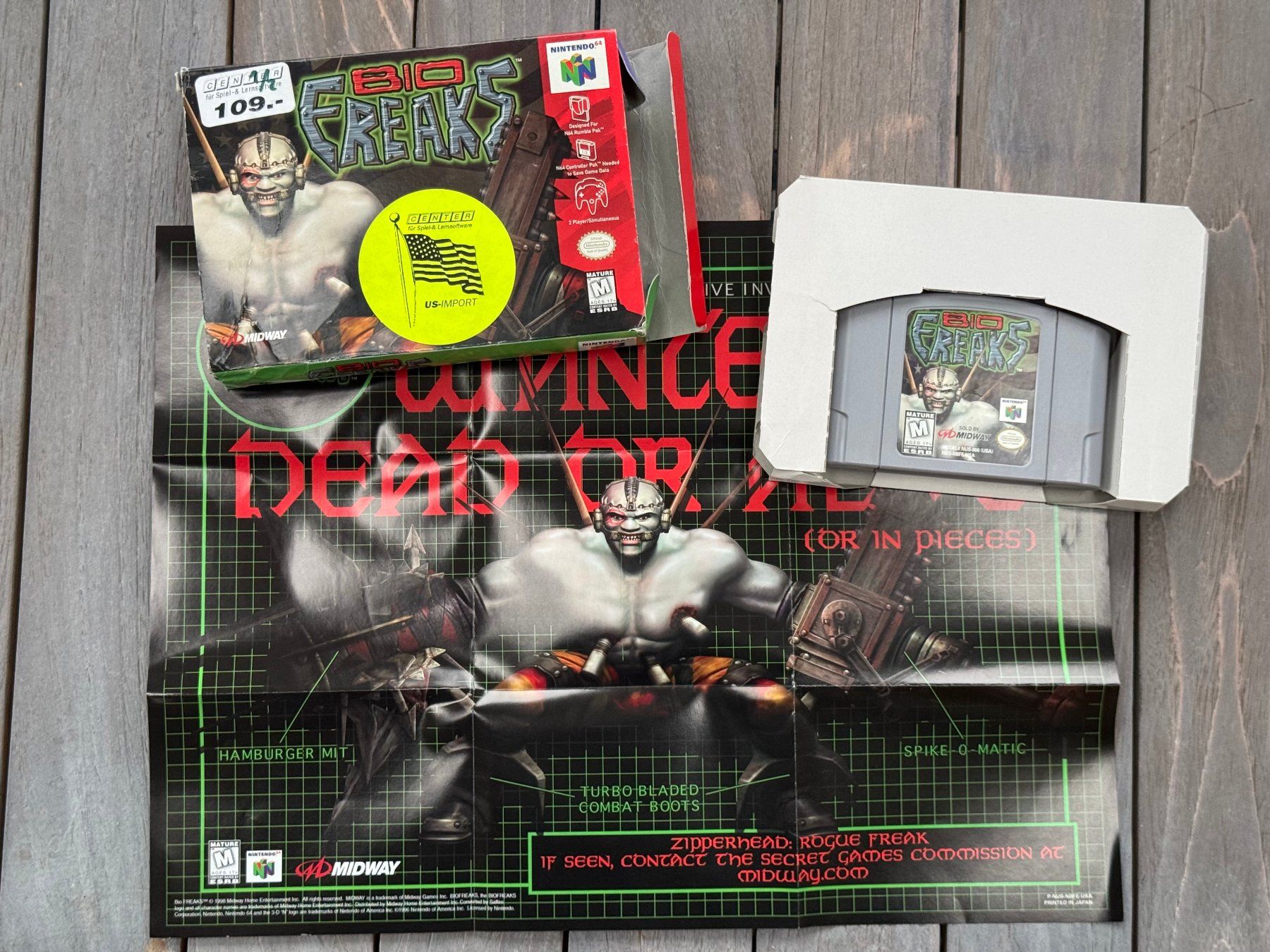 Giochi: Bio Freaks, N64, US Version, OVP – Usato da Felben-Wellhausen venduto da Oldschool_Games 2