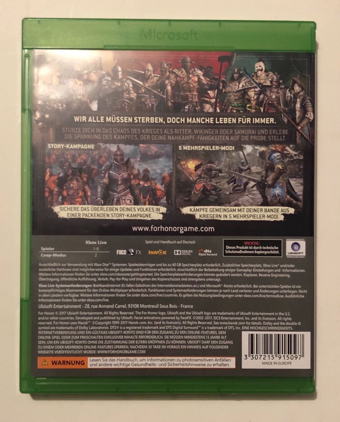 Microsoft Jeux: For Honor für Xbox One – D'occasion à Kestenholz par Mad18 1