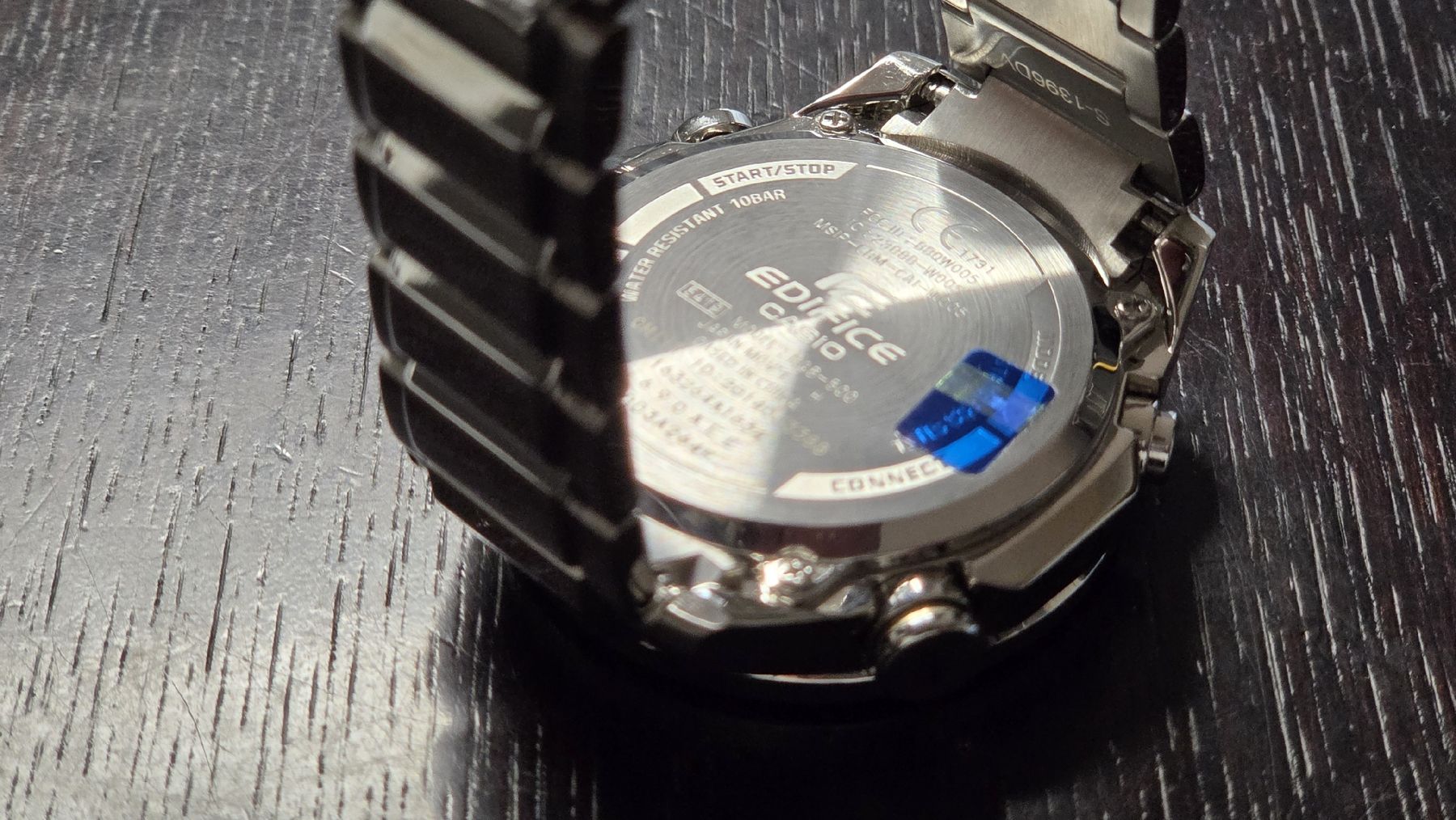 Casio Montres: Casio Edifice Tough Solar Bluetooth Chronograph mit OVP – Neuf (Voir description) à Grosshöchstetten par preisvoyeur 3