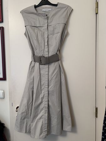 Zara vintage summer belted dress 