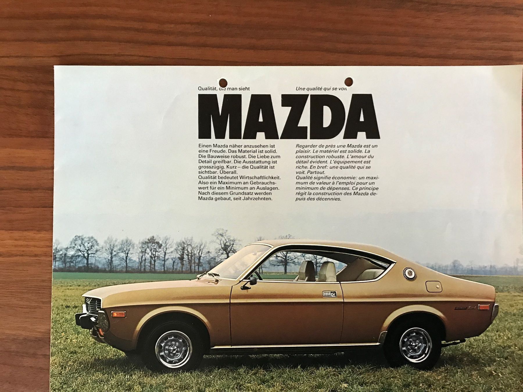 Mazda Autos: Mazda 1000  Prospekt – Gebraucht aus Balterswil von Jeko1967 1
