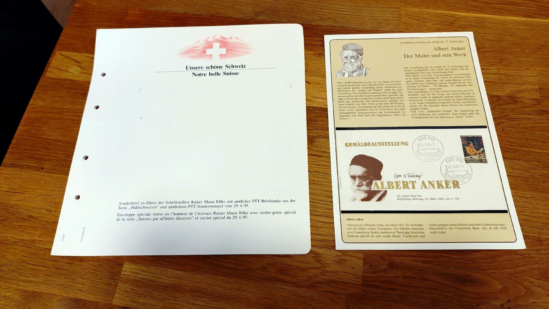 Tutti i francobolli: Briefmarken unsere schöne Schweiz – Nuovo (secondo la descrizione) da Tägerschen venduto da cupra81 8