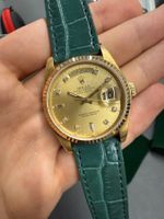 Rolex Daydate 18038 Baguette Diamond Dial