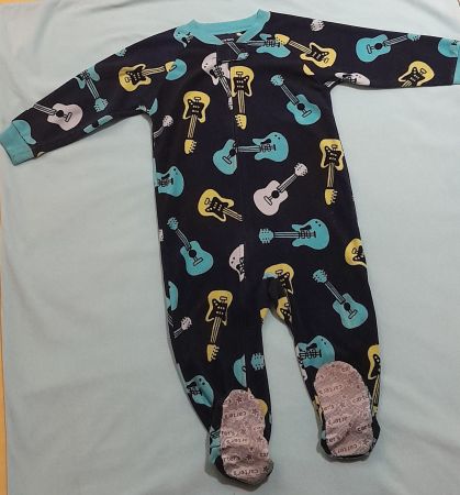 Baby Schlafanzug Carter's mit Gitarrenmuster gebraucht 18M