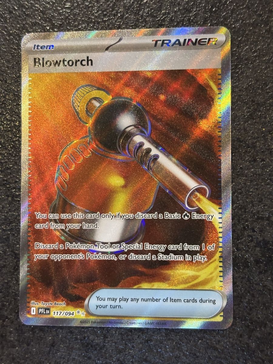 Pokémon Carte collezionabili: Carte Pokémon BLOWTORCH pfl 117 – Nuovo (secondo la descrizione) da lausanne venduto da helderj