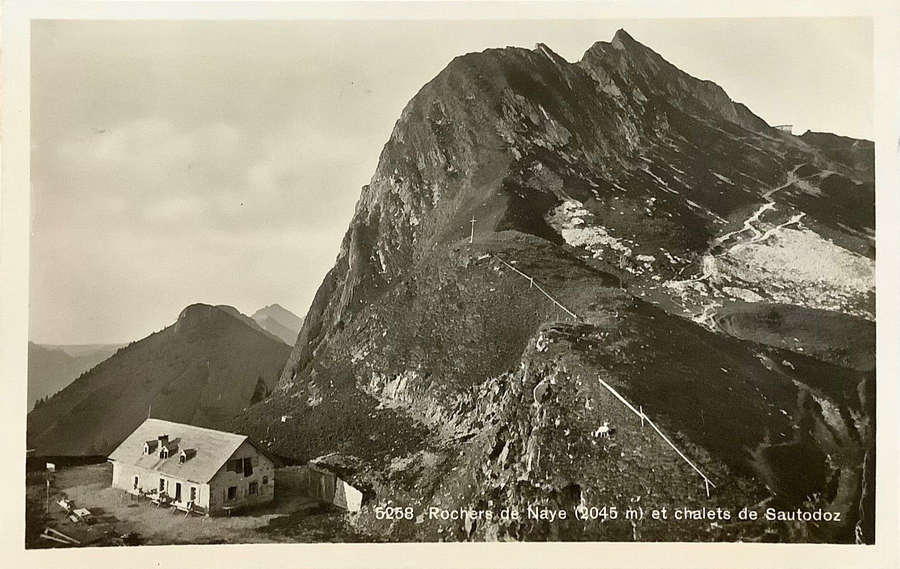 Cartoline postali: ROCHERS DE NAYE et chalets de Sautodoz – Usato da Root venduto da ENGLAND-TREASURES 1