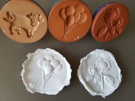 3 Terrakotta Keksstempel oder für Papierkunst