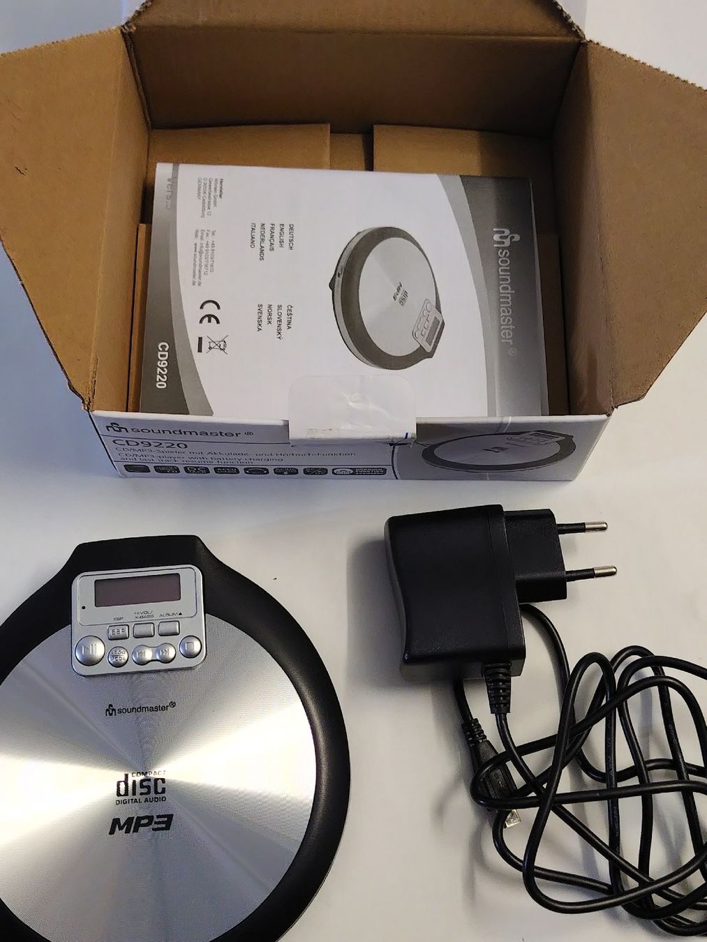 Lettore multimediale portatile: Soundmaster CD9220 CD MP3 Player silber  – Nuovo (secondo la descrizione) da Goldach venduto da Fuchour 5