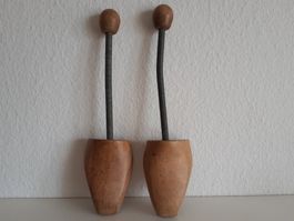Vintage Schuhspanner aus Holz und Metall Damenschuh 37/38
