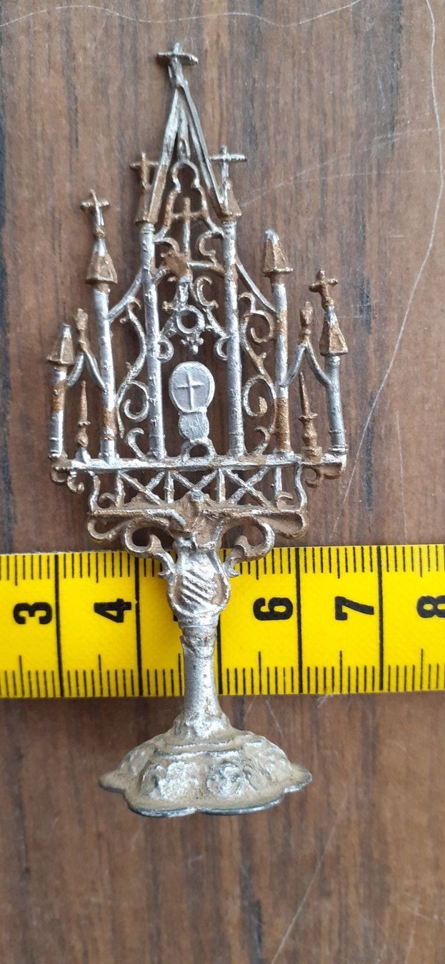 Tutte le decorazioni: Monstranz Miniatur antik Nr.1 – Usato da Mörschwil venduto da antiksalon 9