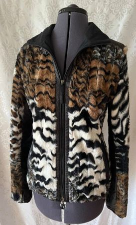Spezielle ALLSPORT Kunstfell Jacke Gr. 38, sehr guterZustand