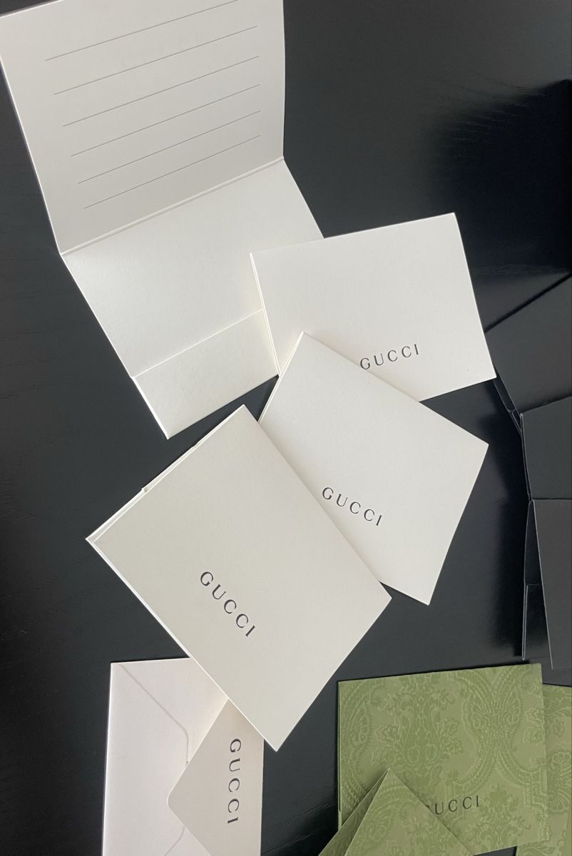 Cartoline: GUCCI GRUSSKARTEN UND UMSCHLÄGE SET – Nuovo (secondo la descrizione) da Rorschacherberg venduto da drdupor 1