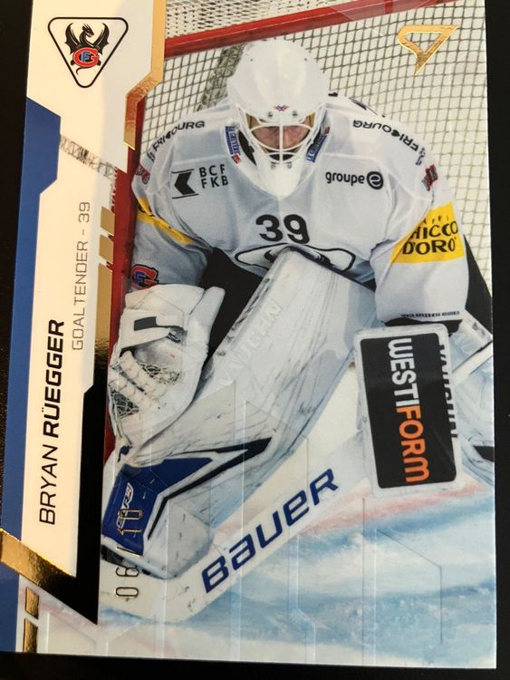 Bryan Rüegger Sammelkarte Fribourg Gottéron Limitiert auf 10 (Gebraucht ...