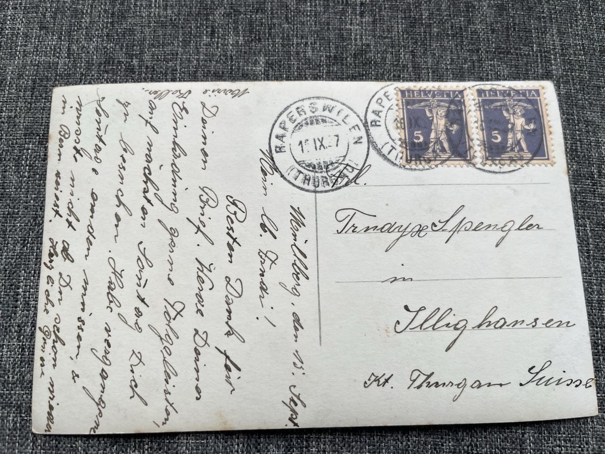 Cartoline postali: AK Raperswilen TG – Usato da Romanshorn venduto da Apfelschuss 1