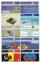 10 Telefonkarten Belgien 1991/92
