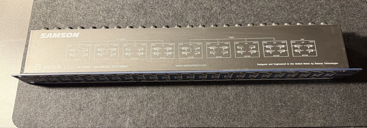 Console di mixaggio: Patchbay Samson S-Patch Plus – Usato da fey venduto da Caductilometre 2