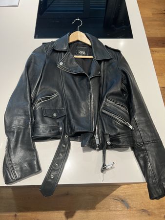 Zara Echtlederjacke XS