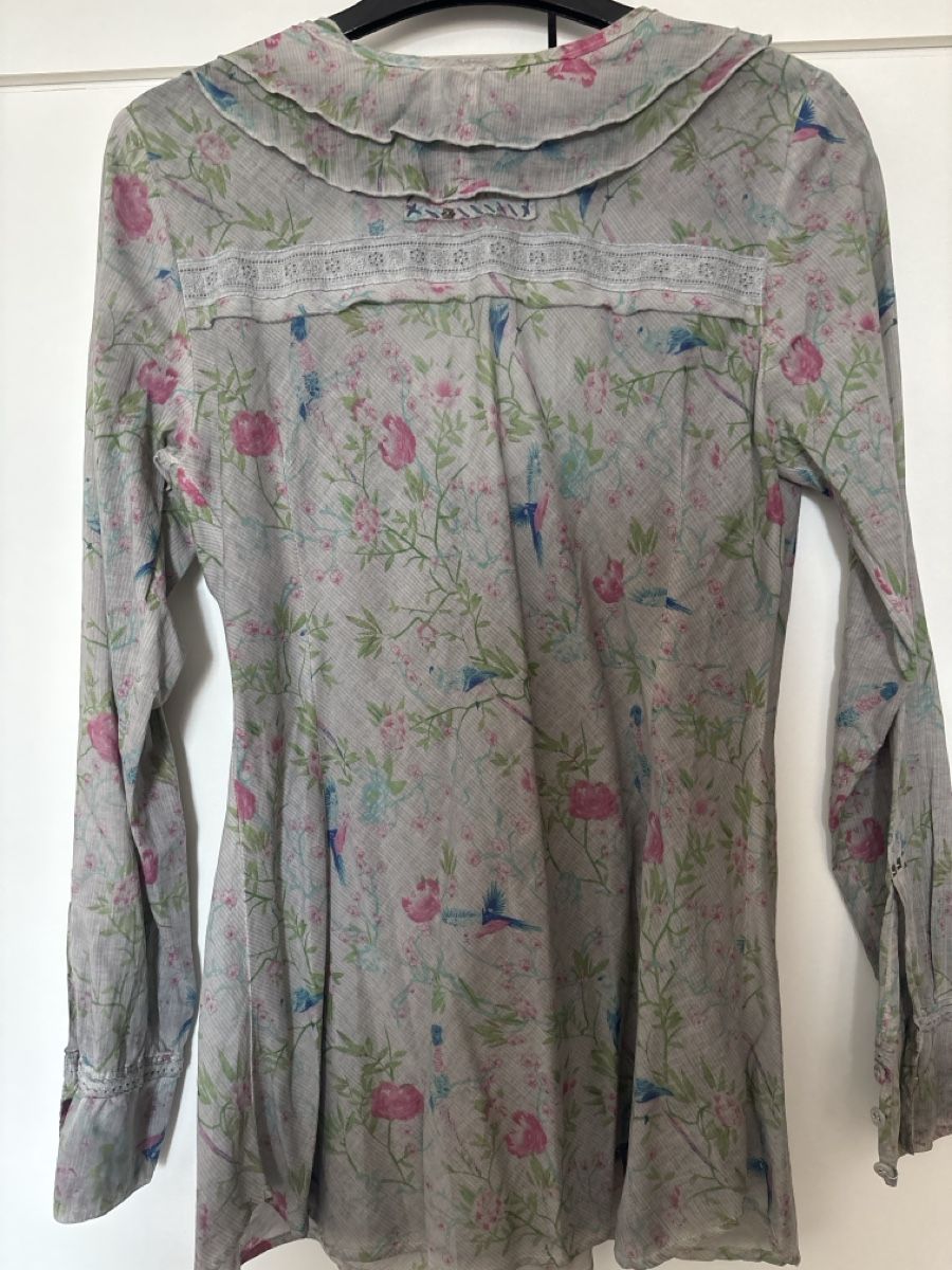 Nile Camicette: Nile Bluse, Gr. S, Grau – Usato da langenthal venduto da rundholz7 4