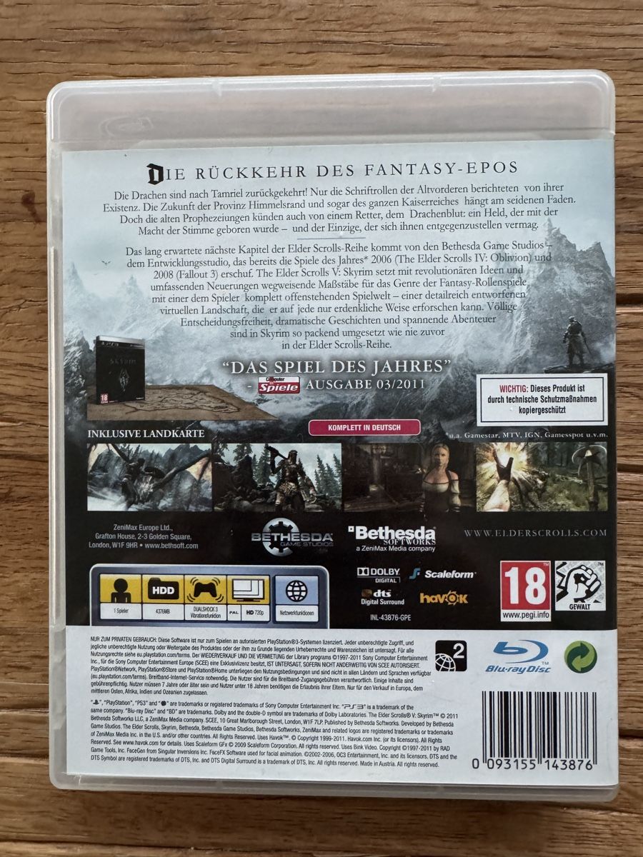 Giochi: Skyrim - The Elder Scrolls V - PS3 – Usato da Aarau venduto da faXse 2