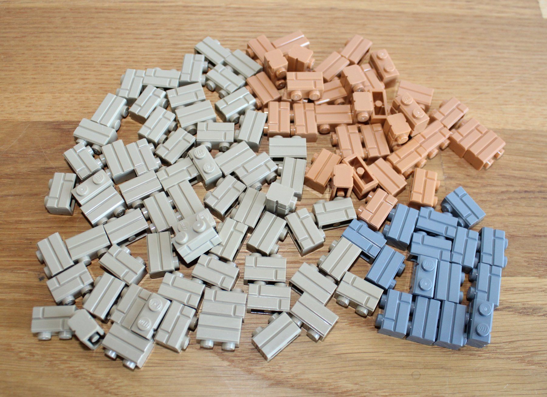 Lego Jouets: Lego Mauersteine Steine 3 Farben ca. 85 gr. – D'occasion à Istighofen par muech40