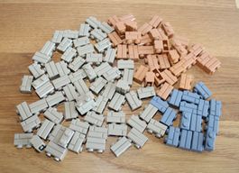 Lego Mauersteine Steine 3 Farben ca. 85 gr.
