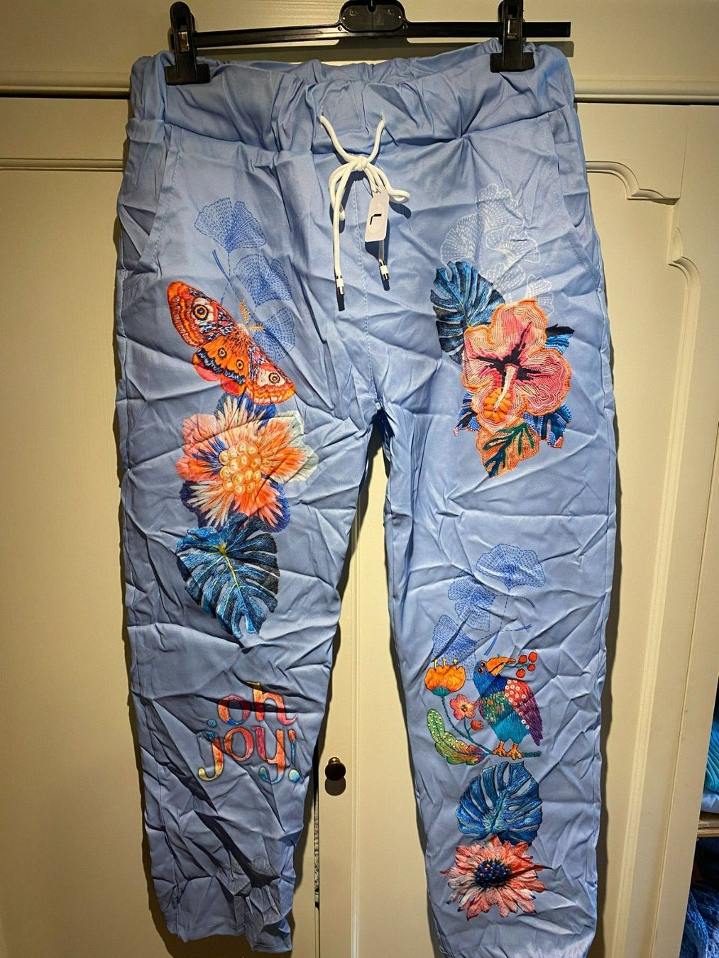 Pantaloni: % LEICHTE HOSE BLAU-BUNT % – Nuovo e nell'imballaggio originale da Meienried venduto da ManuelaBoutique 4