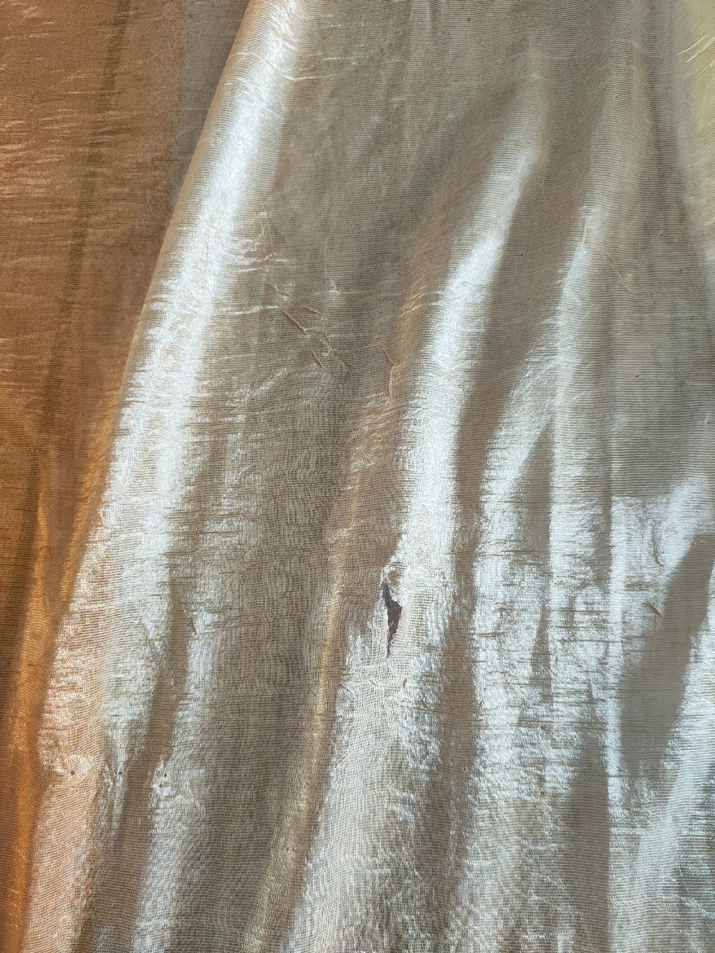 Tende: Vorhang, transparent, gelb / orange – Usato da Gipf-Oberfrick venduto da minini 3