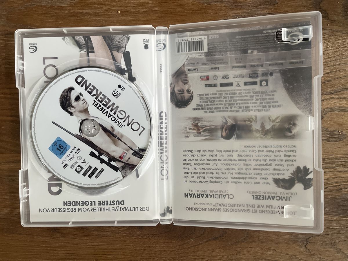 Tutti i DVDs: DVD: Long Weekend - Düsterer Thriller mit Jim Caviezel – Usato da Glarus venduto da Greenday 2