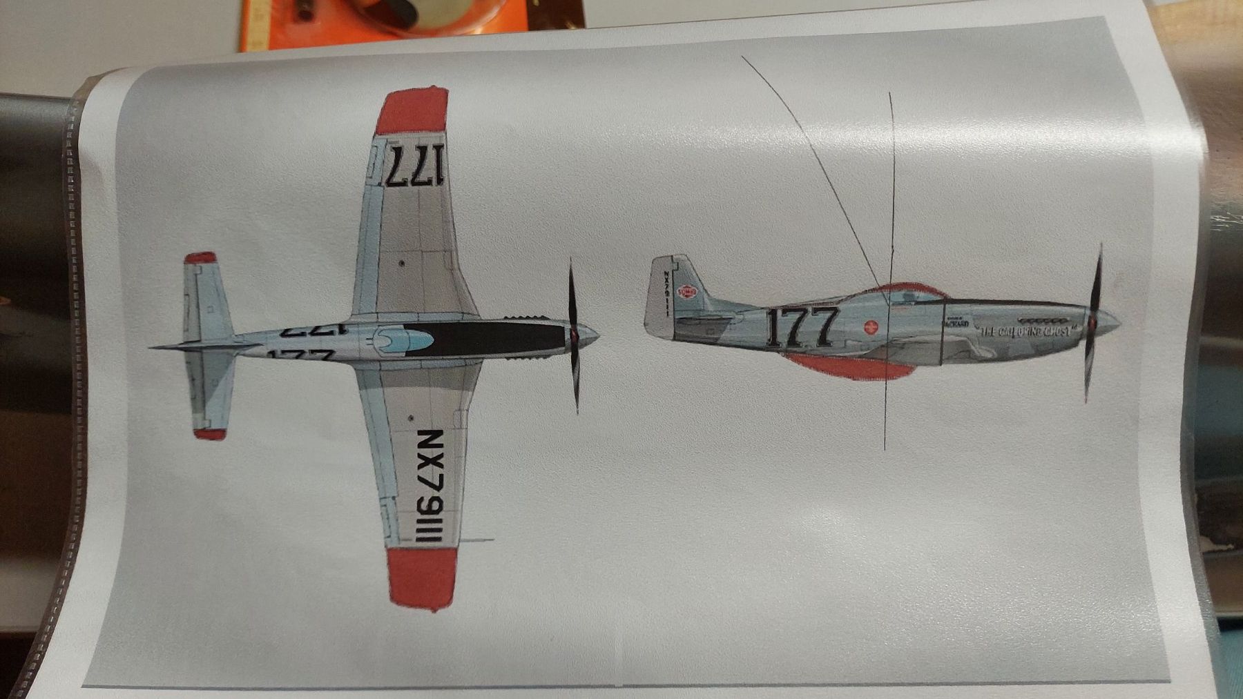 Modellismo RC: P-51 "The Galloping Ghost" – Usato da Saignelégier venduto da DidierG 3