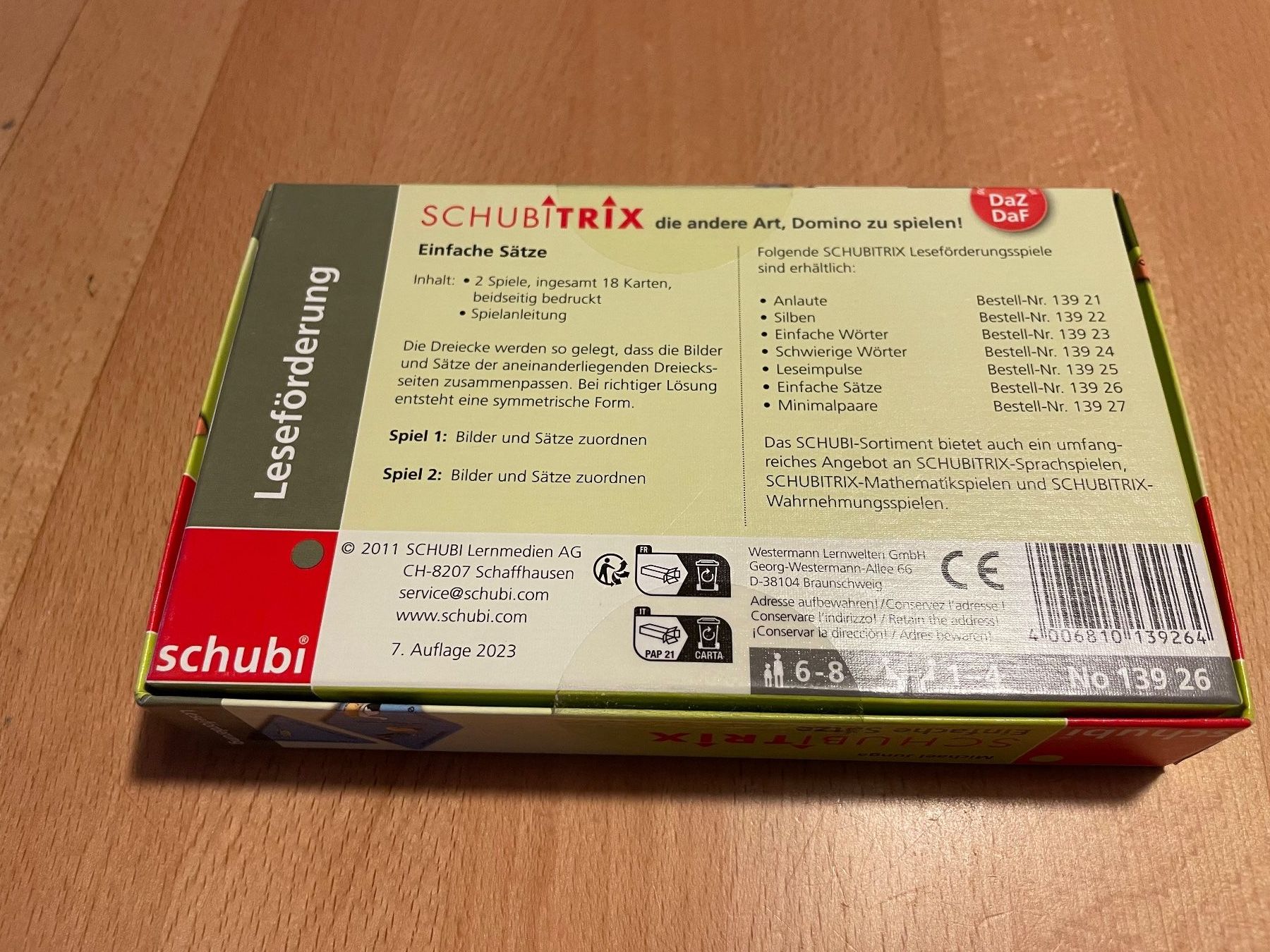 Schubi Lernmedien Jeux: SchubiTrix ist neu und OVP, ungeöffnet – Neuf avec emballage d'origine à Cham par 2eye 4
