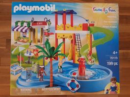 PLAYMOBIL Wasserpark mit Café 70115 NEU