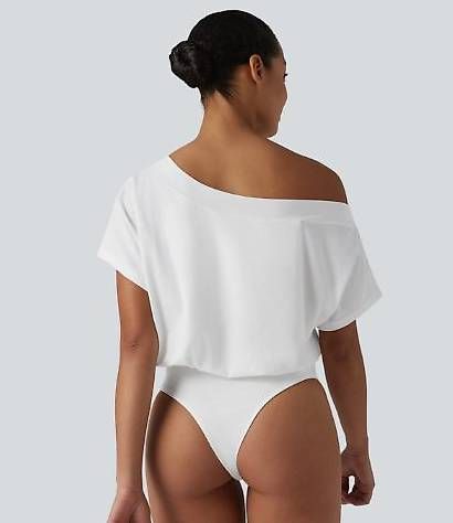 Halara Tops: Weisser Body – Neu und originalverpackt aus Root D4 von DMA02 2